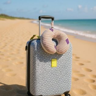 coussin de voyage pagne