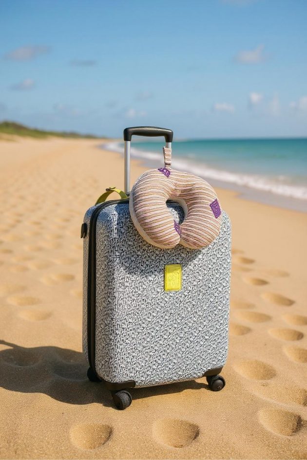 coussin de voyage pagne