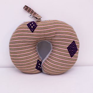 Coussin de voyage - pagne wax