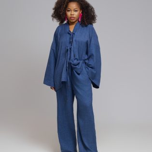 Ensemble Ayélé bleu jeans - Her Genesis