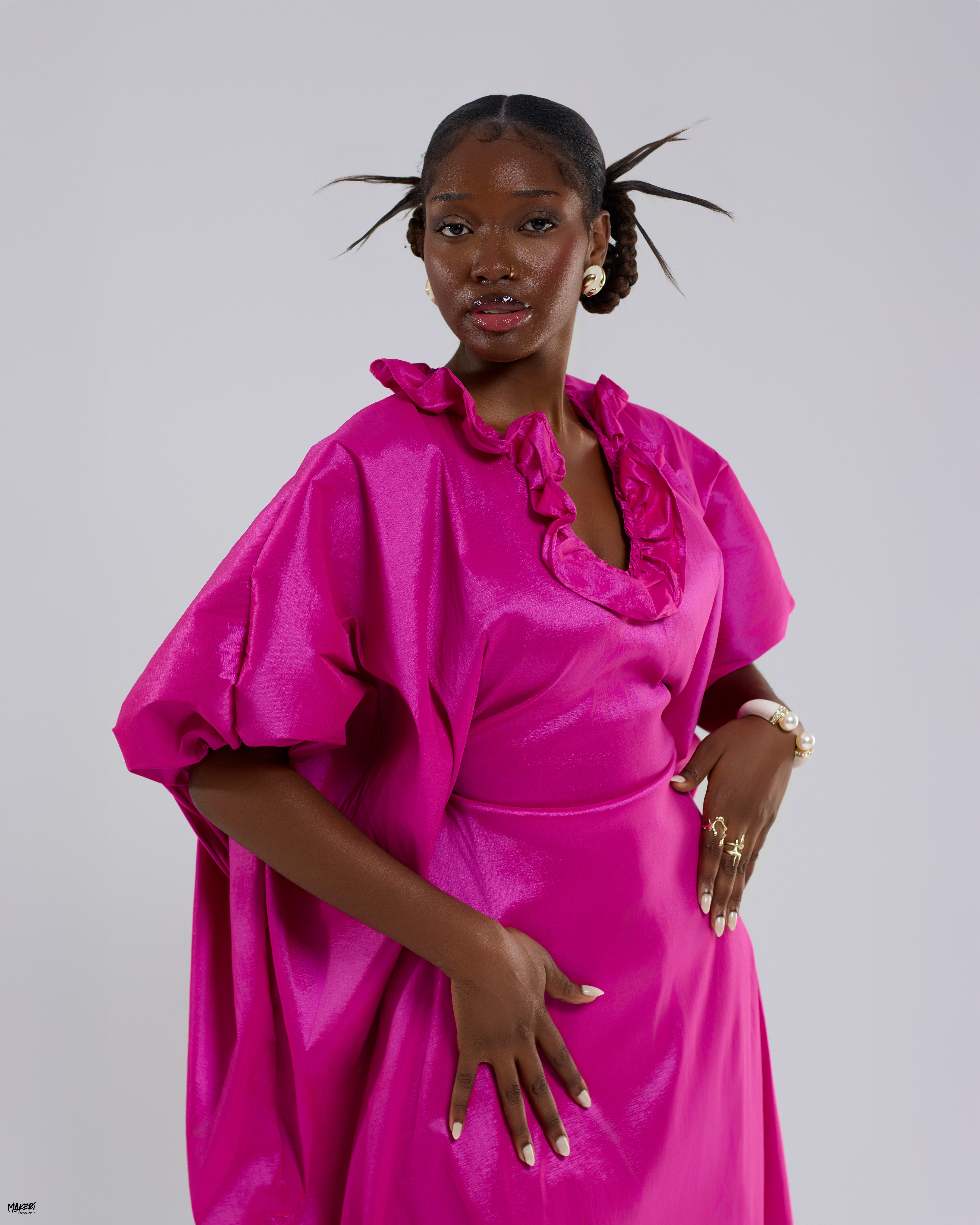 robe rose fuschia sosoden